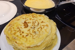 Pancakes and Christmas Cards