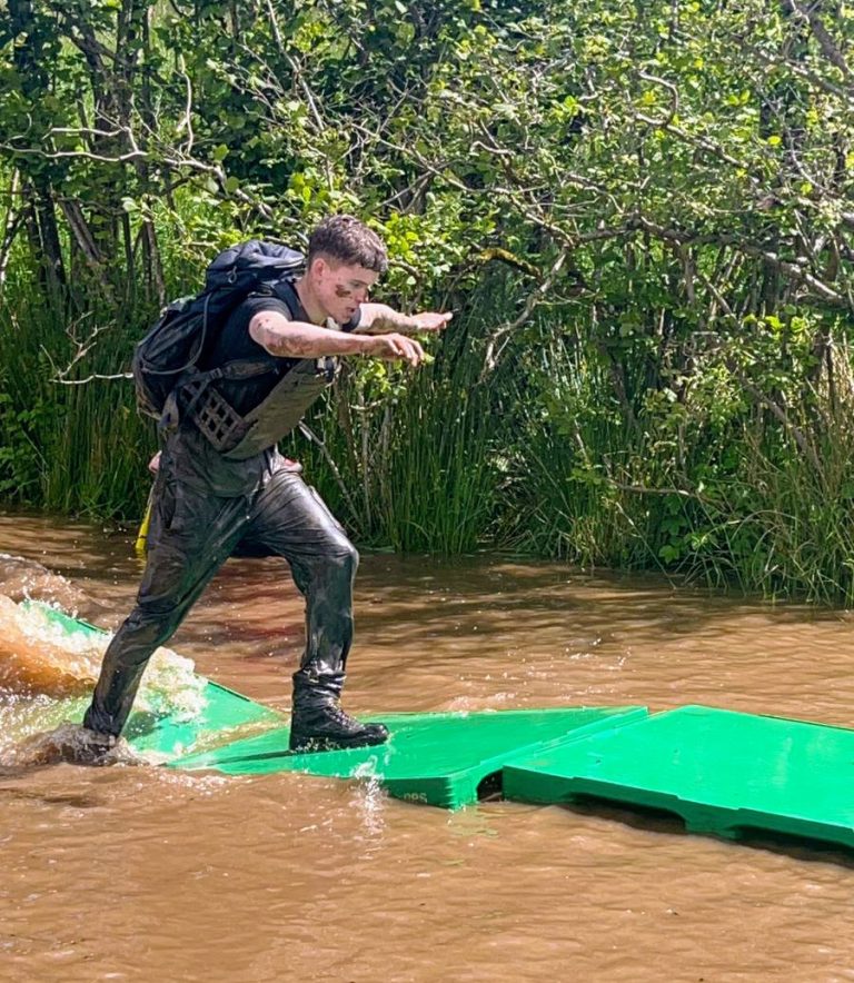 Finn Completes Gelt Gladiator 10km Challenge and Raises Over £1800